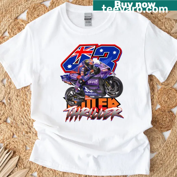 Illustrated Miller the Thriller T-shirt featuring playful graphics