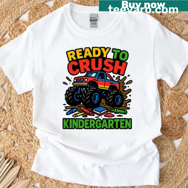 T-shirt with the phrase Ready To Succeed In Kindergarten