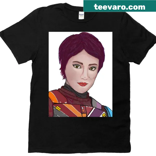 T-shirt featuring Sabine Wren from Ahsoka series.