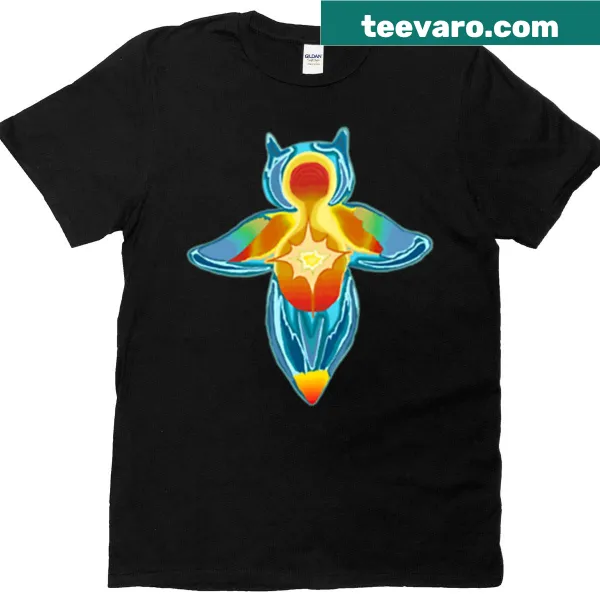 Illustrated Sea Angel T-shirt featuring a graceful sea creature