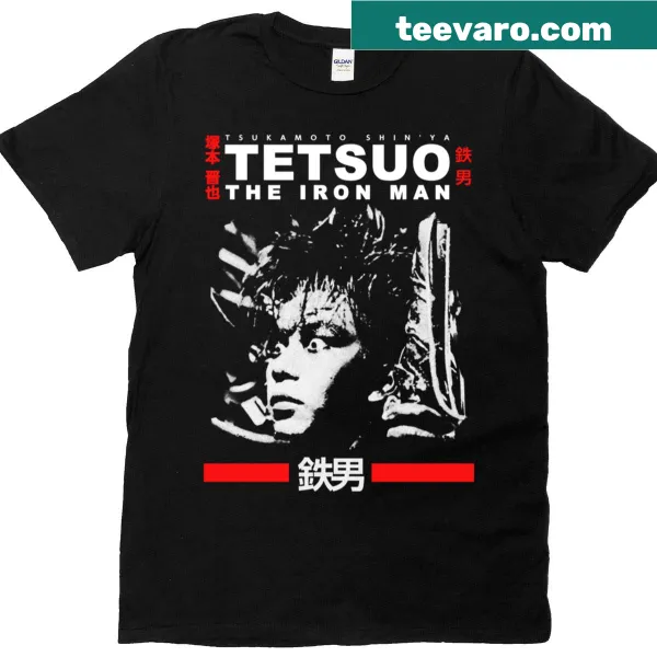 Anime t-shirt featuring artwork inspired by 'Tetsuo The Iron Man'