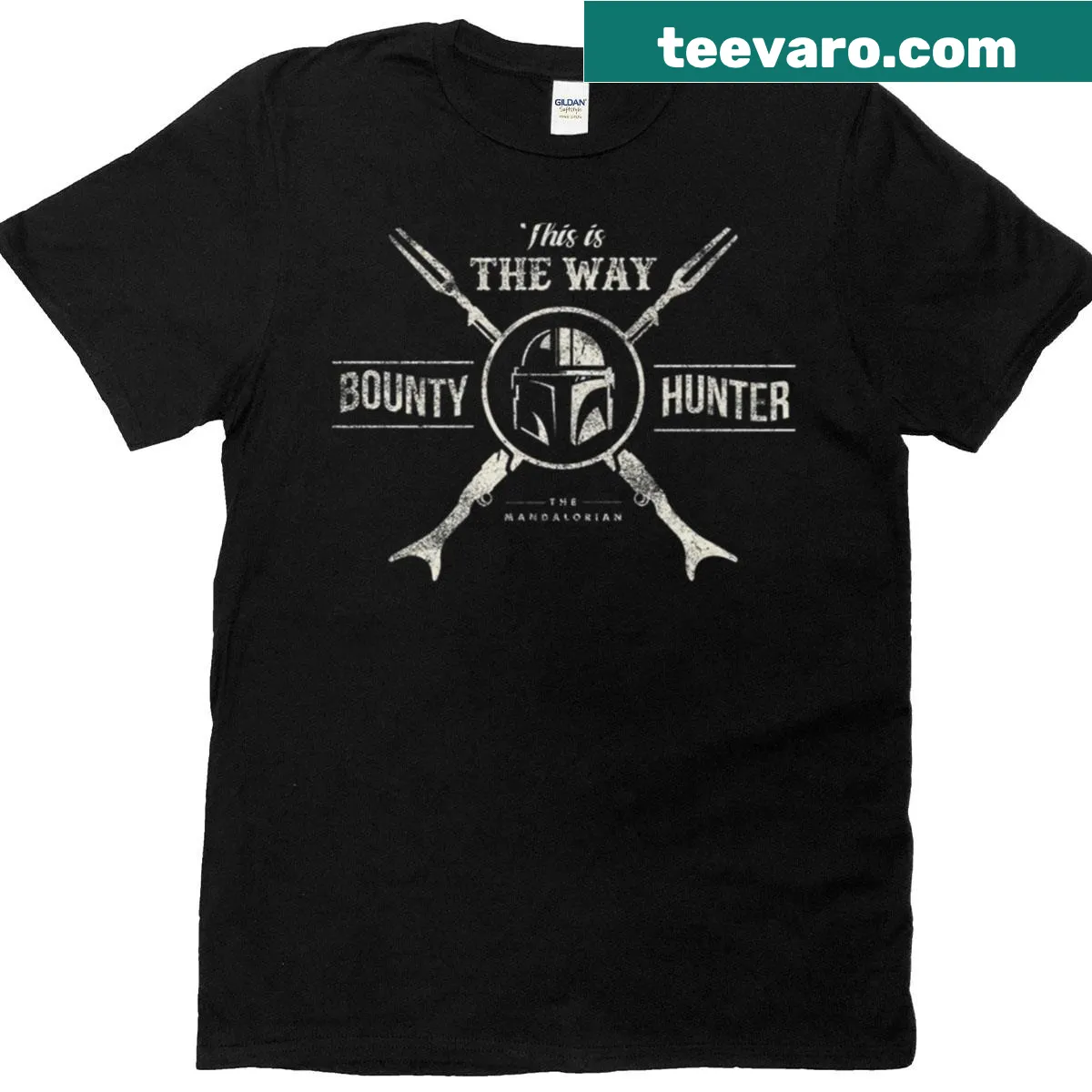 T-shirt with the phrase 'This Is The Way' from The Mandalorian — on a men's t-shirt