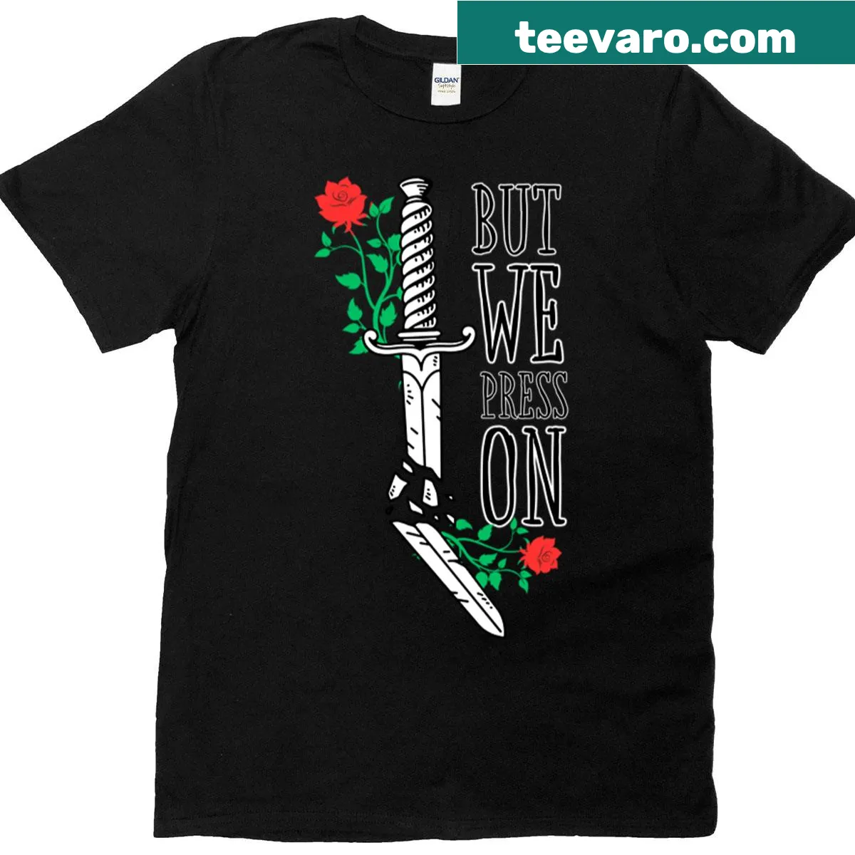 Sarcastic women's t-shirt with humorous saying — on a men's t-shirt