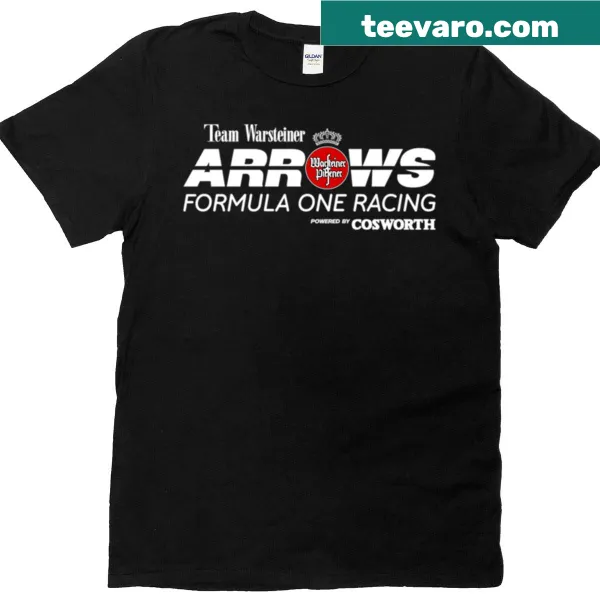 Vintage-style t-shirt featuring Formula One racing art design