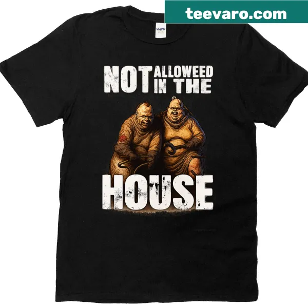 Humorous Bobo and Lil Debil typography T-shirt