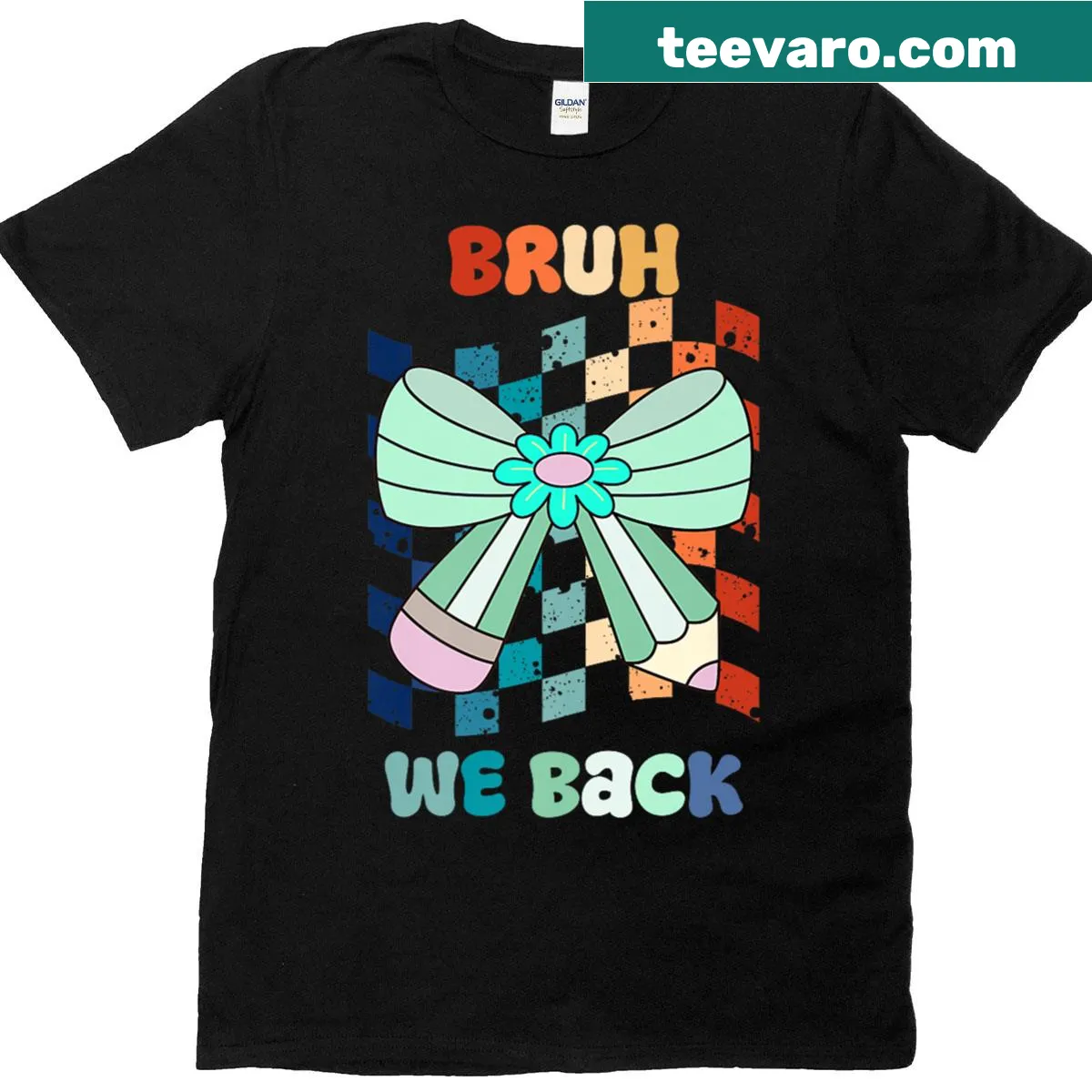 Funny back-to-school shirt with humorous text for teachers and students — on a men's t-shirt