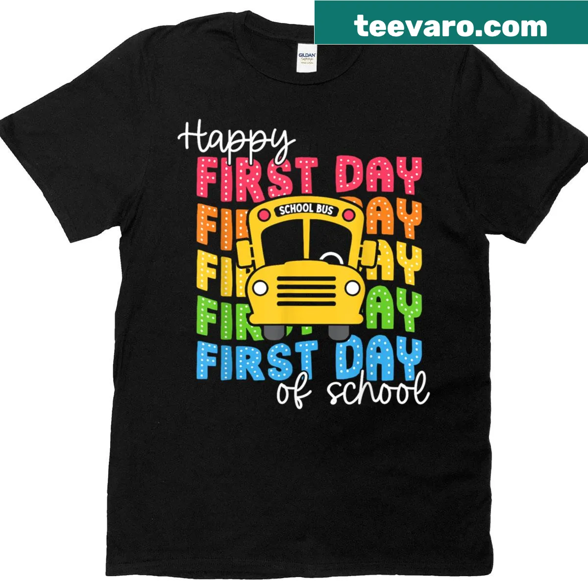 T-shirt celebrating bus drivers with 'Bus Driver Squad We Back' text — on a men's t-shirt