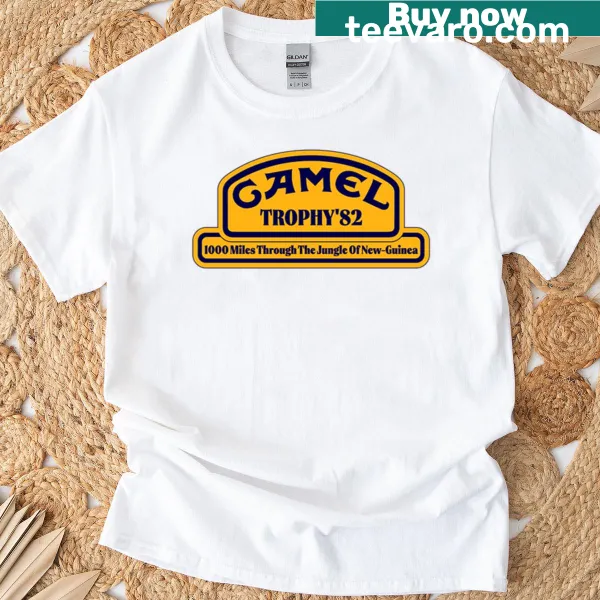 Camel Trophy82 T-shirt celebrating New Guinea adventure