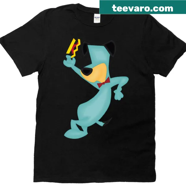 Illustration of a cartoon Southern hound dog on a T-shirt