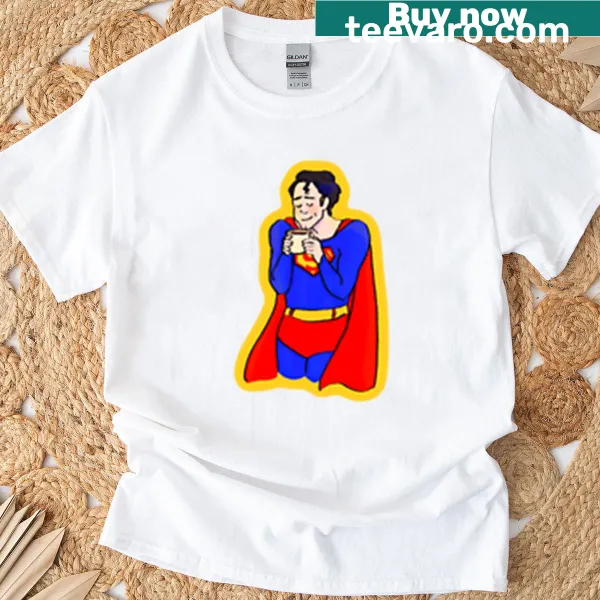 Whimsical Cocoa For Clark t-shirt with hot chocolate illustration