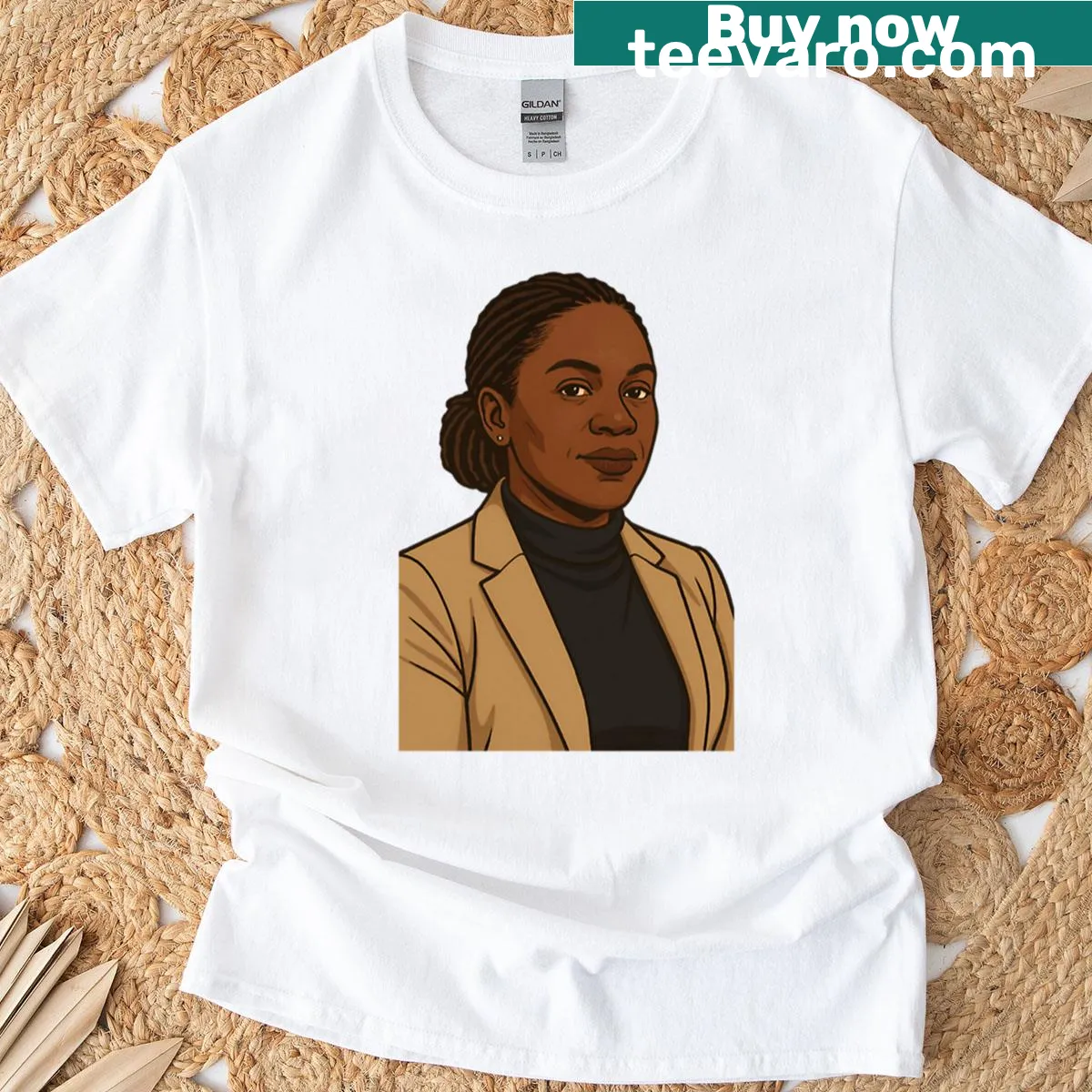 Portrait of Dr. Sharon Fieldstone from Ted Lasso — on a men's t-shirt