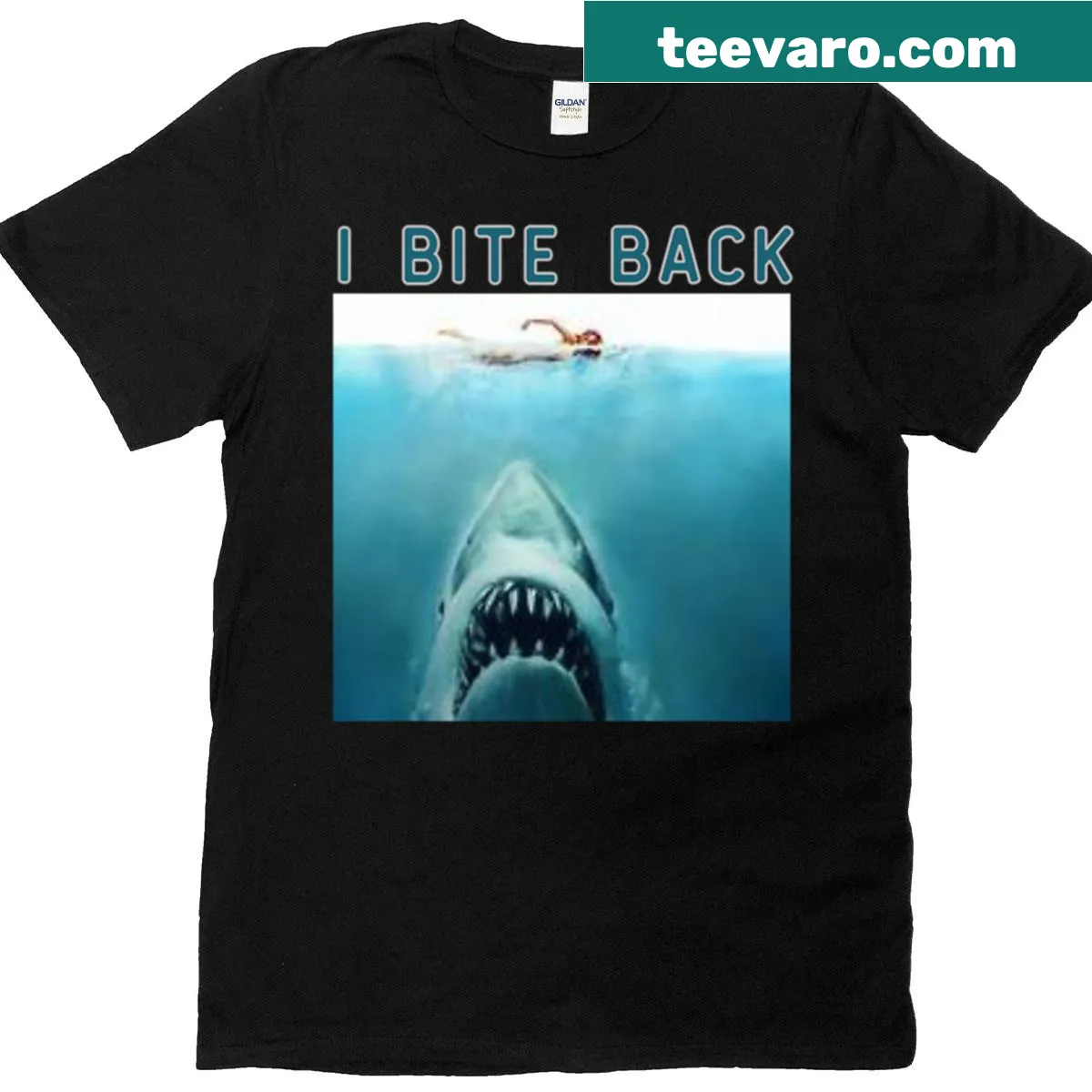Movie quote T-shirt inspired by Jaws for film lovers and nostalgia — on a men's t-shirt