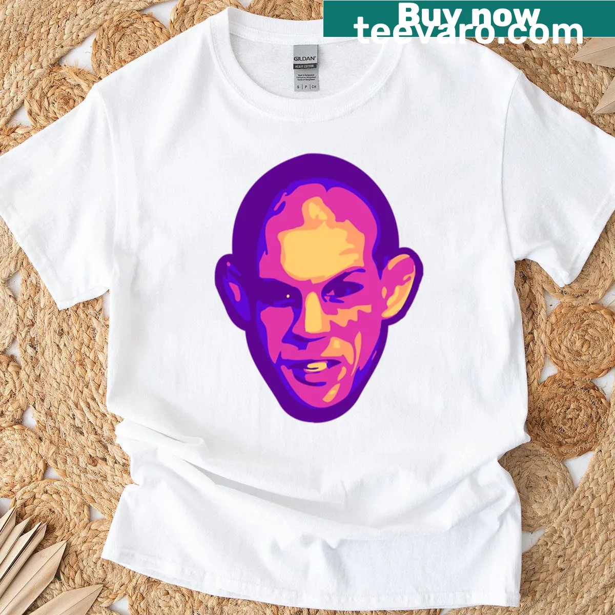 Joe Lauzon T-shirt featuring bold typography of the fighter's name — on a men's t-shirt