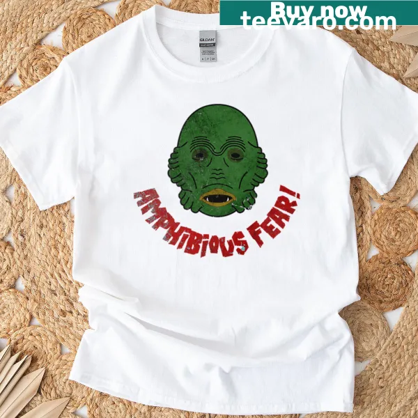 Vintage Lagoon Monster T-shirt featuring a whimsical sea creature print
