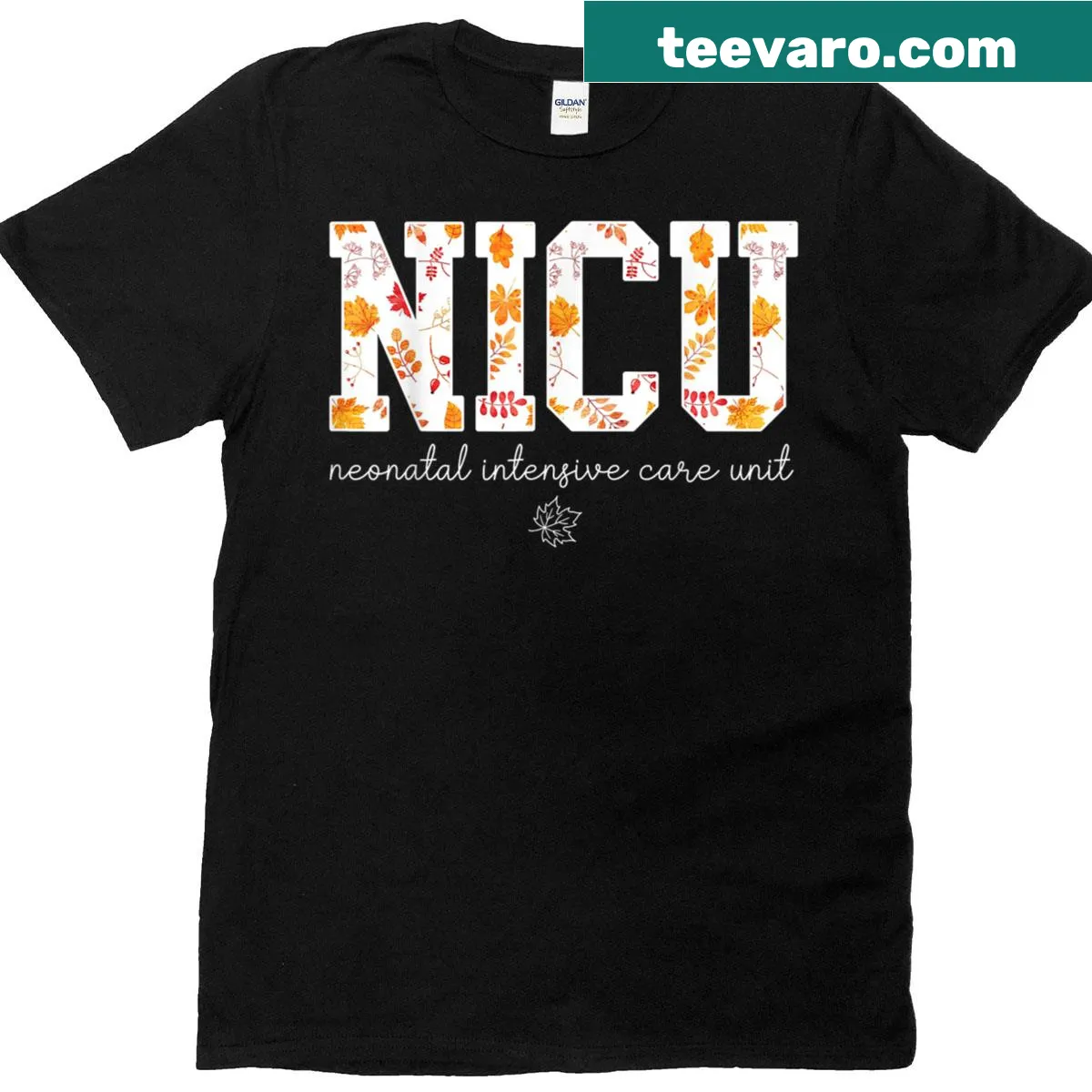 Heartwarming NICU nurse graphic T-shirt celebrating neonatal care — on a men's t-shirt