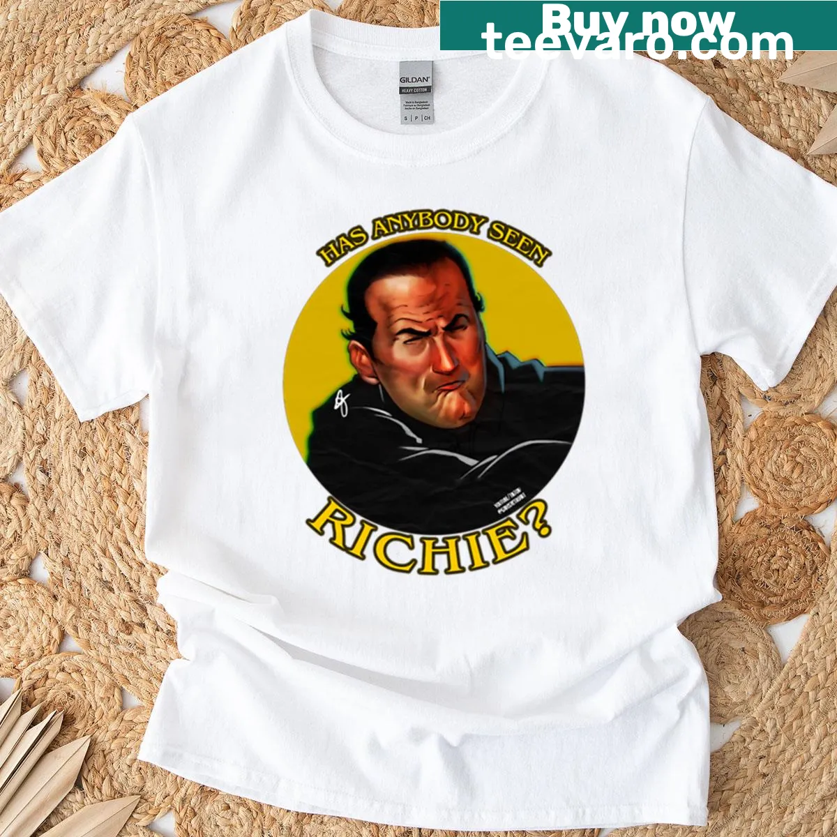 Humorous Out For Justice T-shirt design — on a men's t-shirt