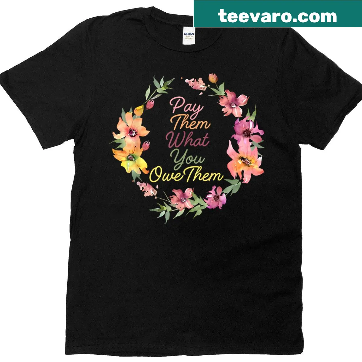Empowering t-shirt supporting women's rights and financial justice — on a men's t-shirt