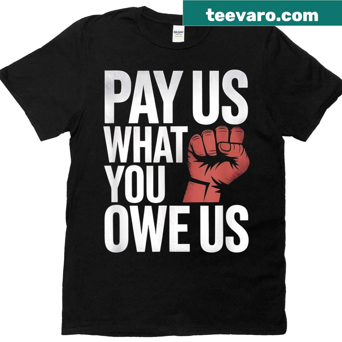 Bold empowerment quote T-shirt advocating for fair treatment — on a men's t-shirt