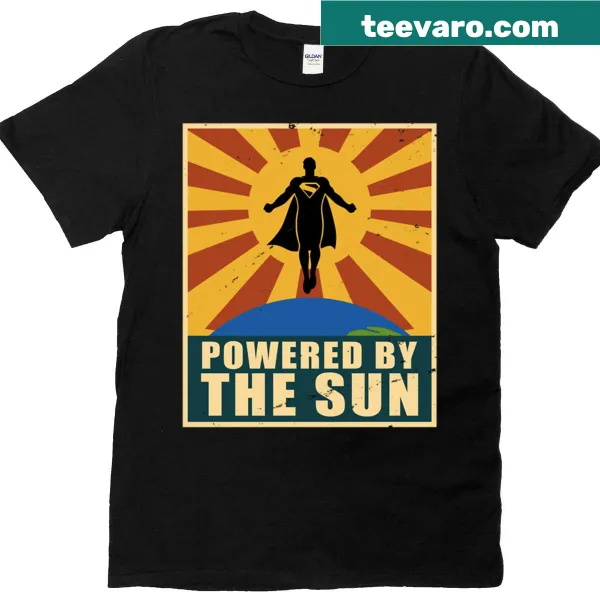 Vintage superhero movie poster t-shirt with retro graphic