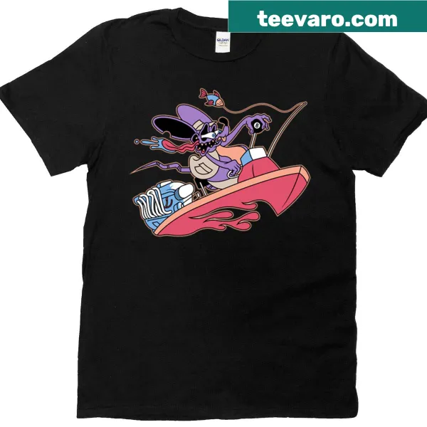 Realistic graphic of a classic rat rod on t-shirt