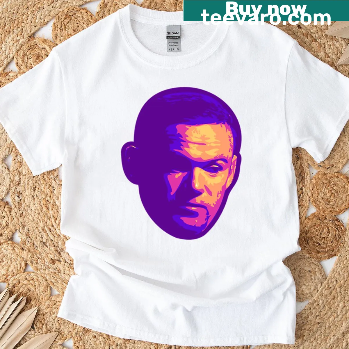 Wayne Rooney tribute graphic T-shirt featuring his name and imagery. — on a men's t-shirt