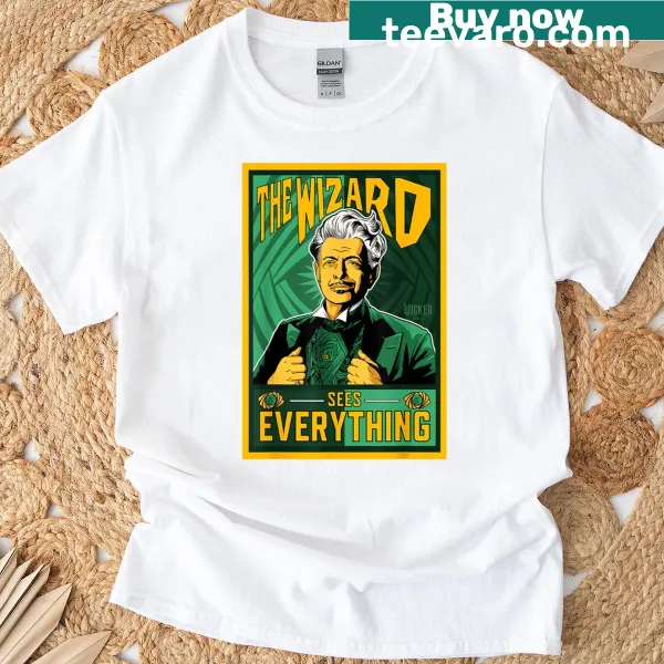 Minimalist wizard design inspired by Wicked musical