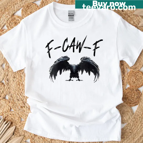 Funny black crow meme t-shirt for women