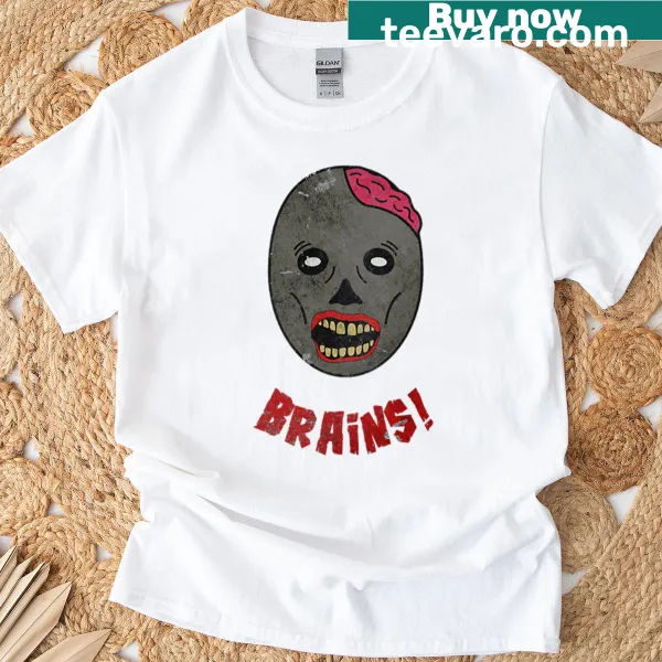 Vintage-style T-shirt with a zombie graphic