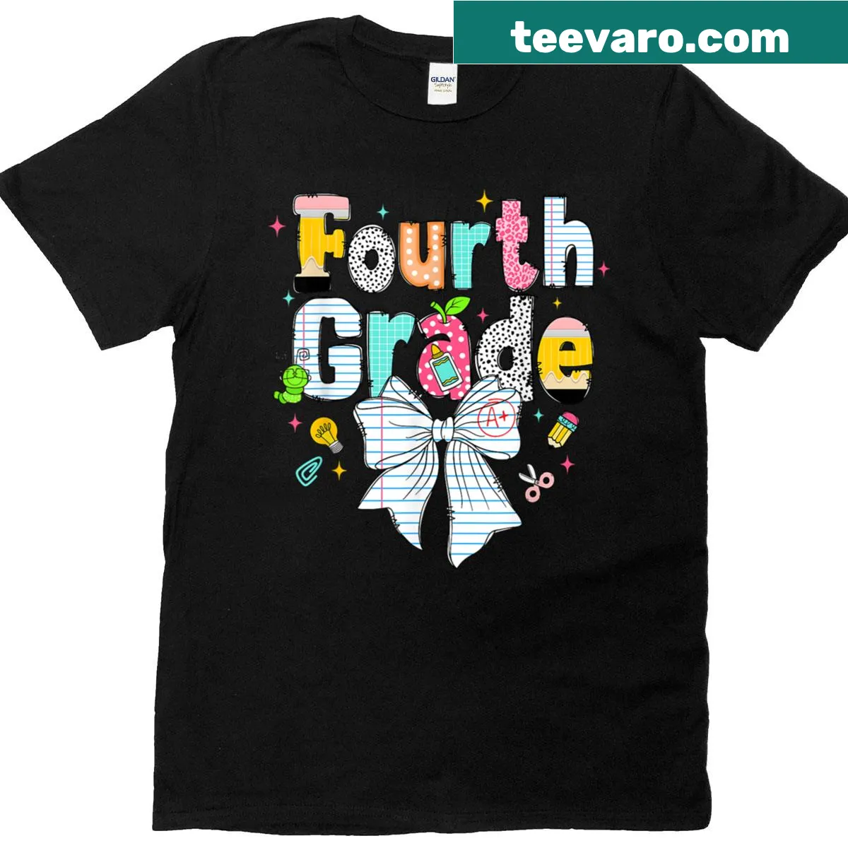 T-shirt with cheerful message for teachers — on a men's t-shirt