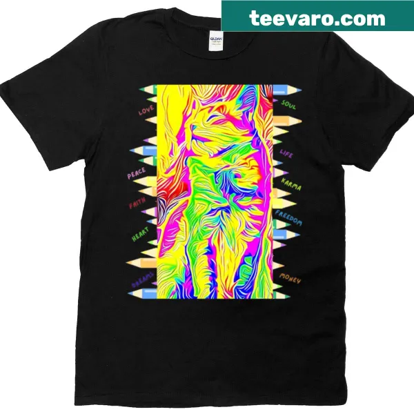 Sarcastic T-shirt featuring the phrase Bullet The Cat in fun typography