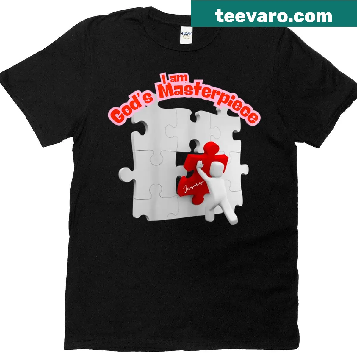 Empowered illustration for girls T-shirt celebrating adventure and bravery — on a men's t-shirt