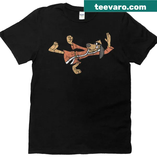 Vintage distressed T-shirt featuring Hong Kong Phooey character