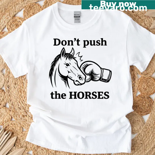 Funny farm animal t-shirt with boxing theme and humorous quote