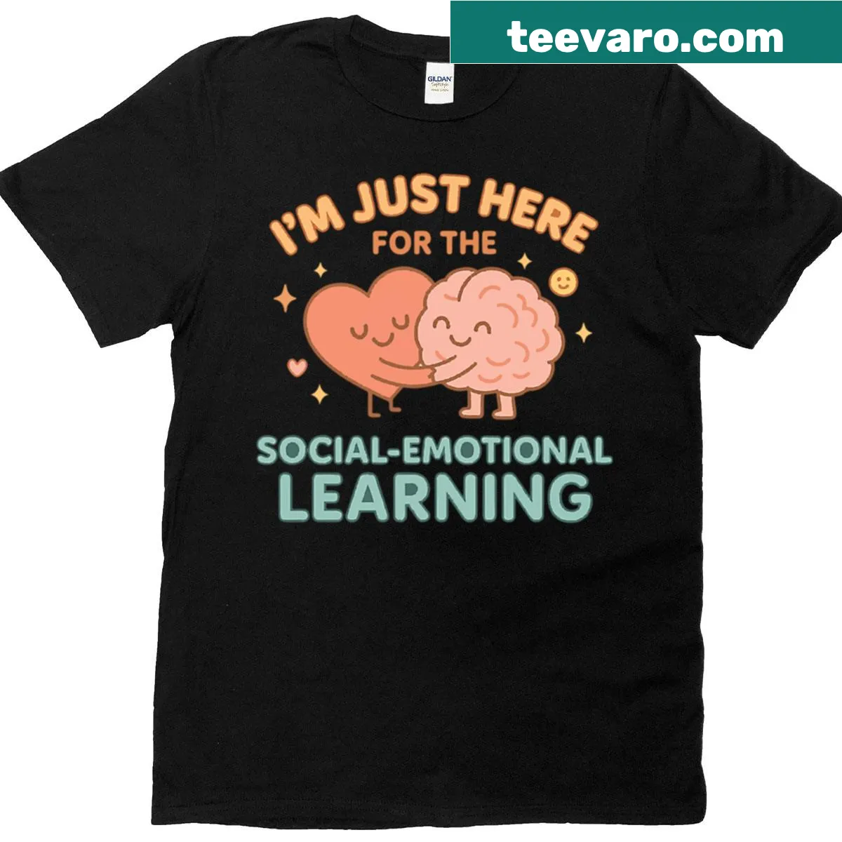Thoughtful mental health design t-shirt for educators and advocates — on a men's t-shirt