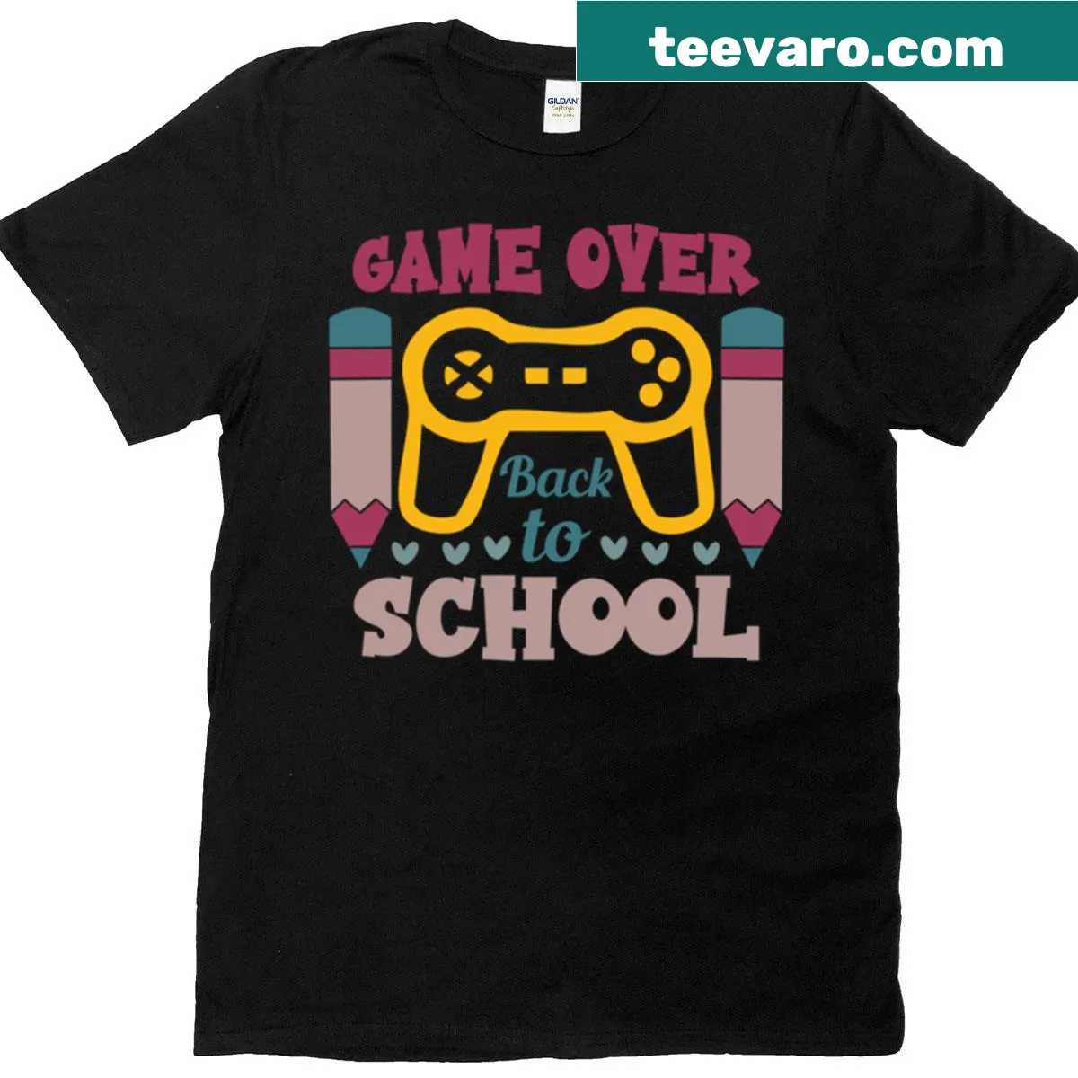 Funny gamer dad t-shirt for kids with humorous design — on a men's t-shirt