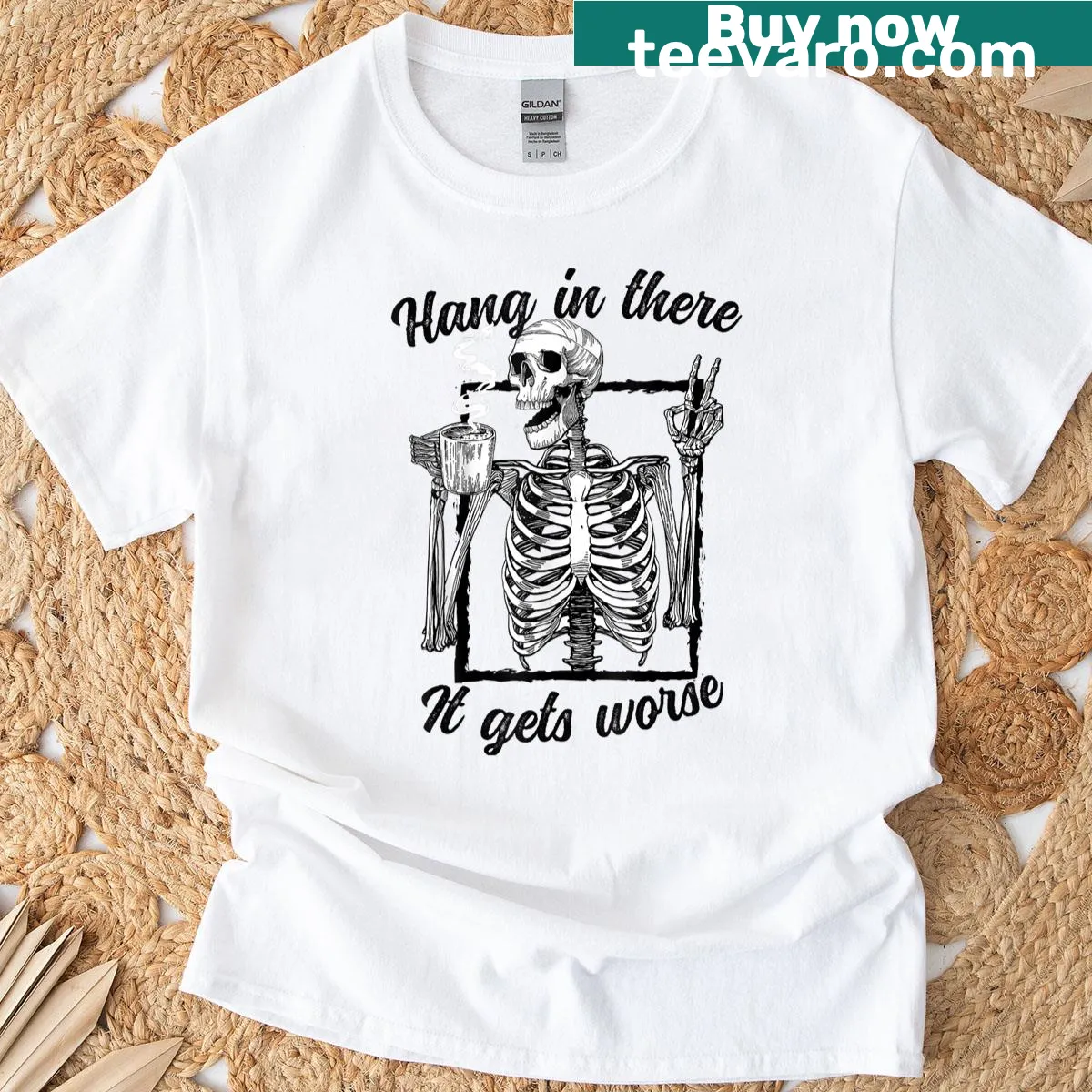 Sarcastic humor graphic T-shirt with a funny saying about life. — on a men's t-shirt