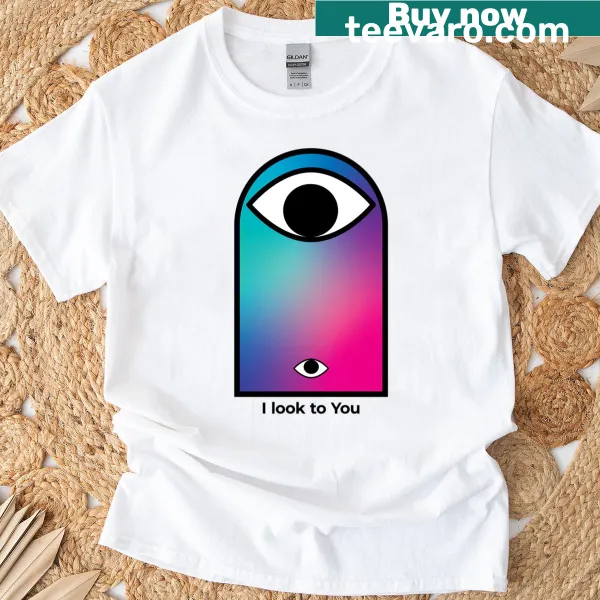 Simple typography t-shirt with text design conveying support