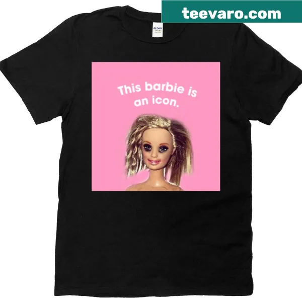 Stylish shirt featuring the phrase 'Iconic Barb' celebrating nostalgia
