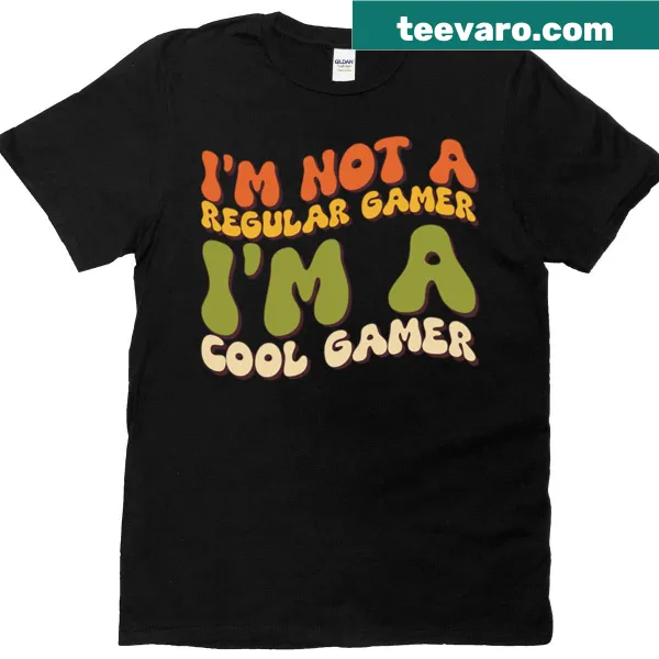 Cool gamer t-shirt with bold text about being unique.