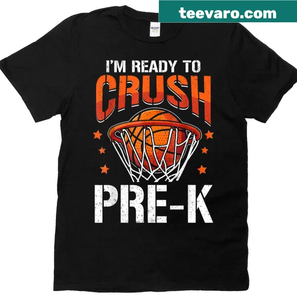 Encouraging t-shirt for preschoolers ready for basketball.