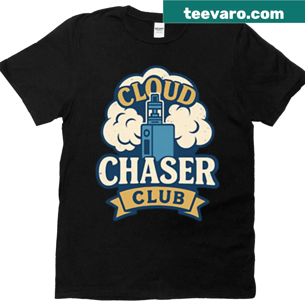 Vape-themed shirt displaying Just Vape It graphic — on a men's t-shirt