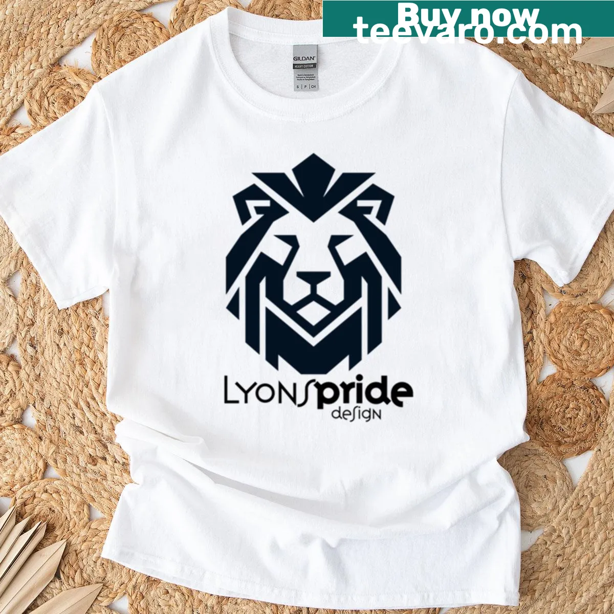 Contemporary typography design on a Lpd 2025 T-shirt — on a men's t-shirt