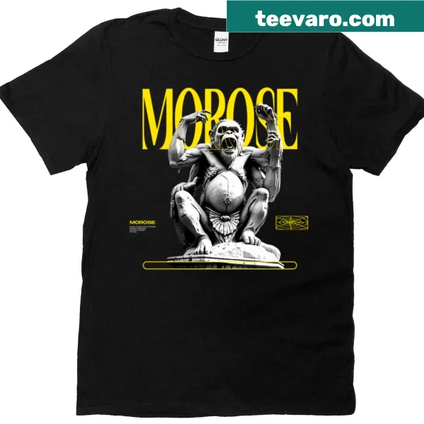 Oversized T-shirt featuring a playful Monkey Man graphic