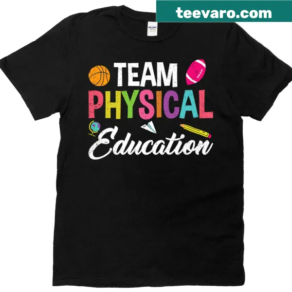 Physical Education teacher T-shirt with PE Team design