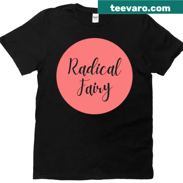 Illustrated Radical Fairy design on a whimsical t-shirt