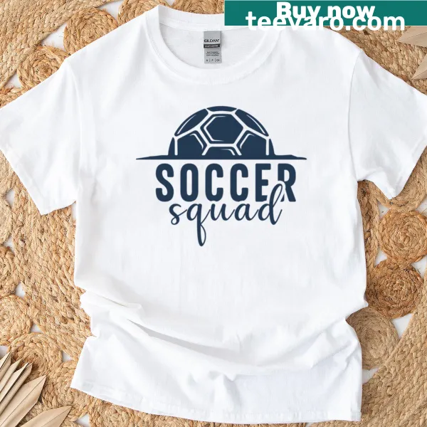 T-shirt featuring a cool soccer player graphic for kids