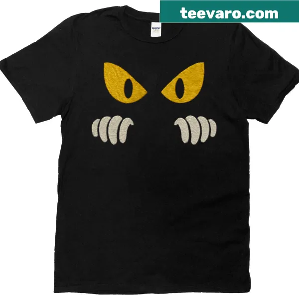 Cute Halloween shirt with a cartoon ghost and text