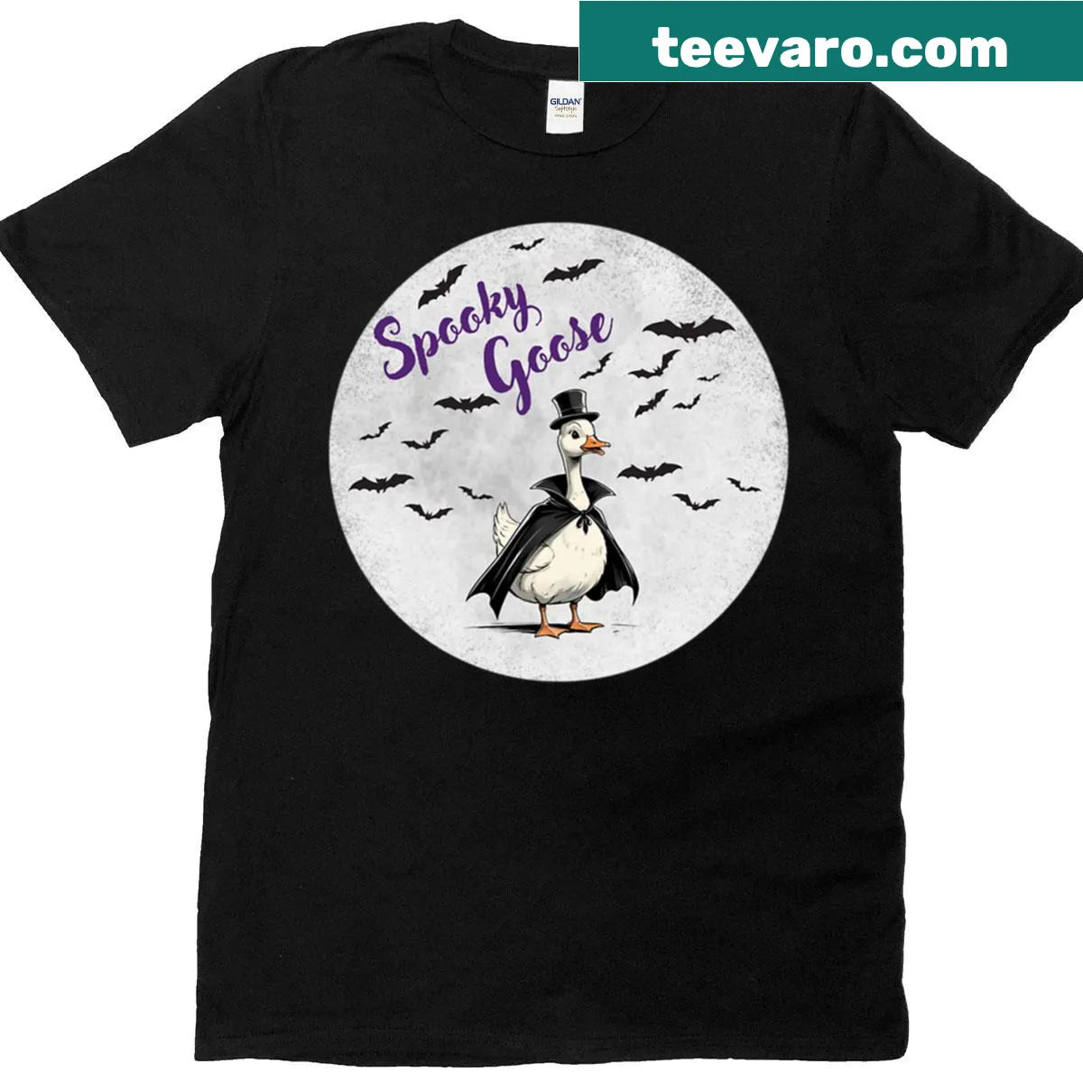 Funny goose graphic on a quirky T-shirt — on a men's t-shirt