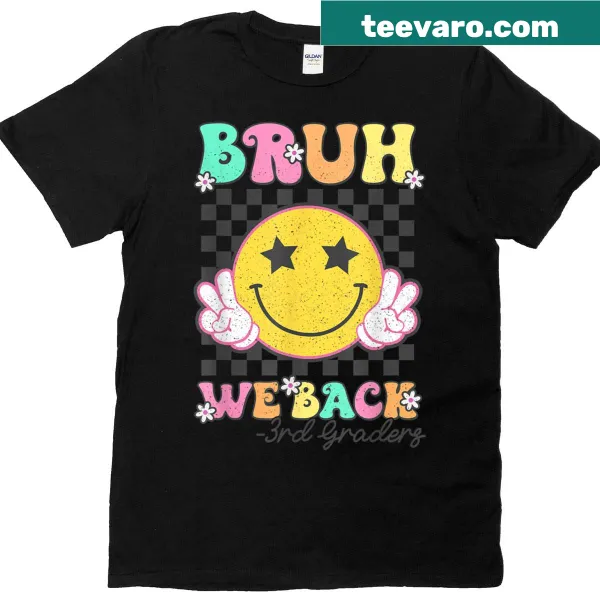 Cheerful T-shirt celebrating third grade with a fun graphic