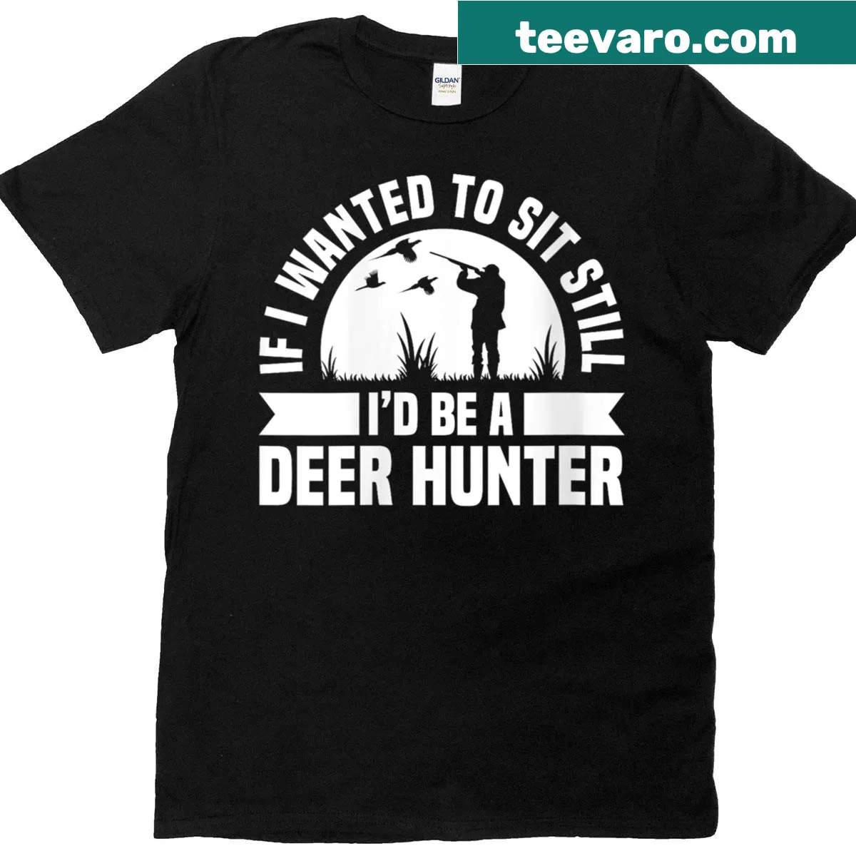Funny pheasant hunting T-shirt for women with humorous slogan — on a men's t-shirt